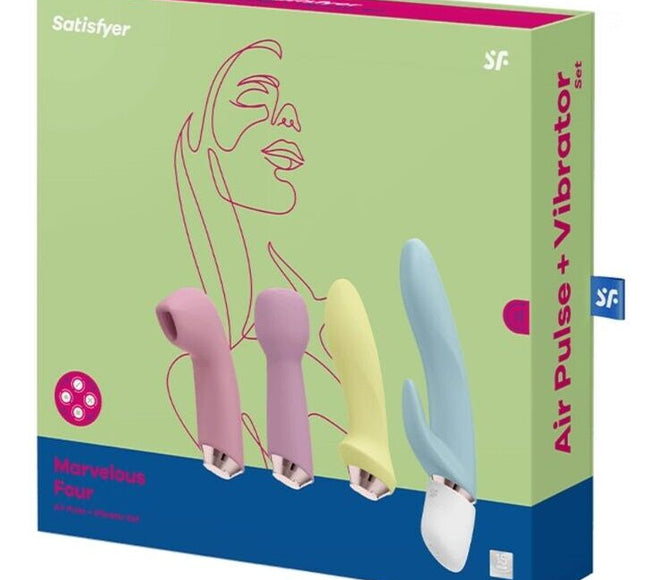 SATISFYER - COFFRET 4 VIBRATEUR