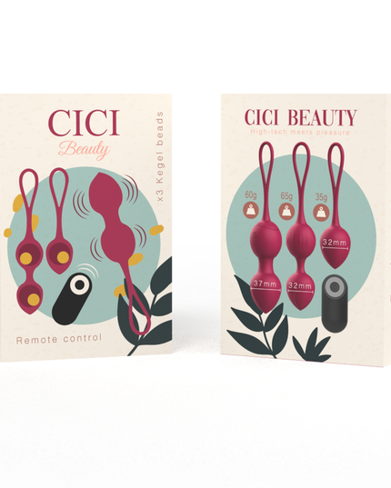 CICI BEAUTY - KIT 3 PERLES DE KEGEL VIBRANTES