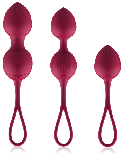 CICI BEAUTY - KIT 3 PERLES DE KEGEL VIBRANTES