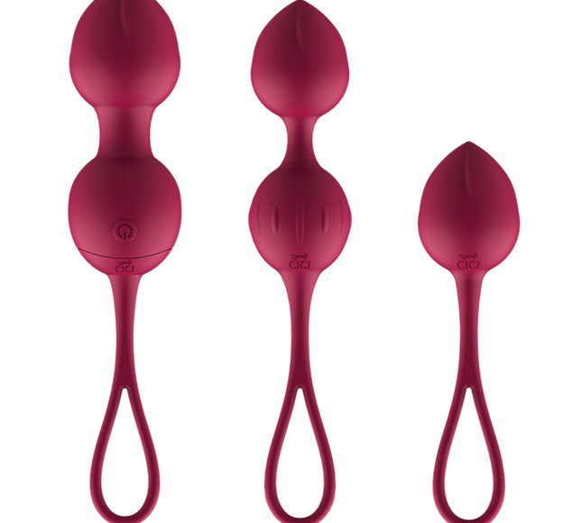 CICI BEAUTY - KIT 3 PERLES DE KEGEL VIBRANTES
