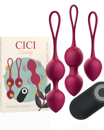 CICI BEAUTY - KIT 3 PERLES DE KEGEL VIBRANTES