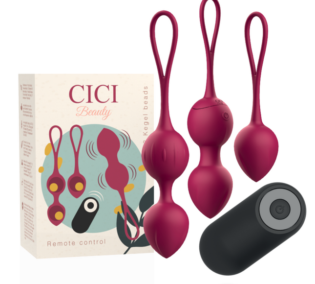 CICI BEAUTY - KIT 3 PERLES DE KEGEL VIBRANTES