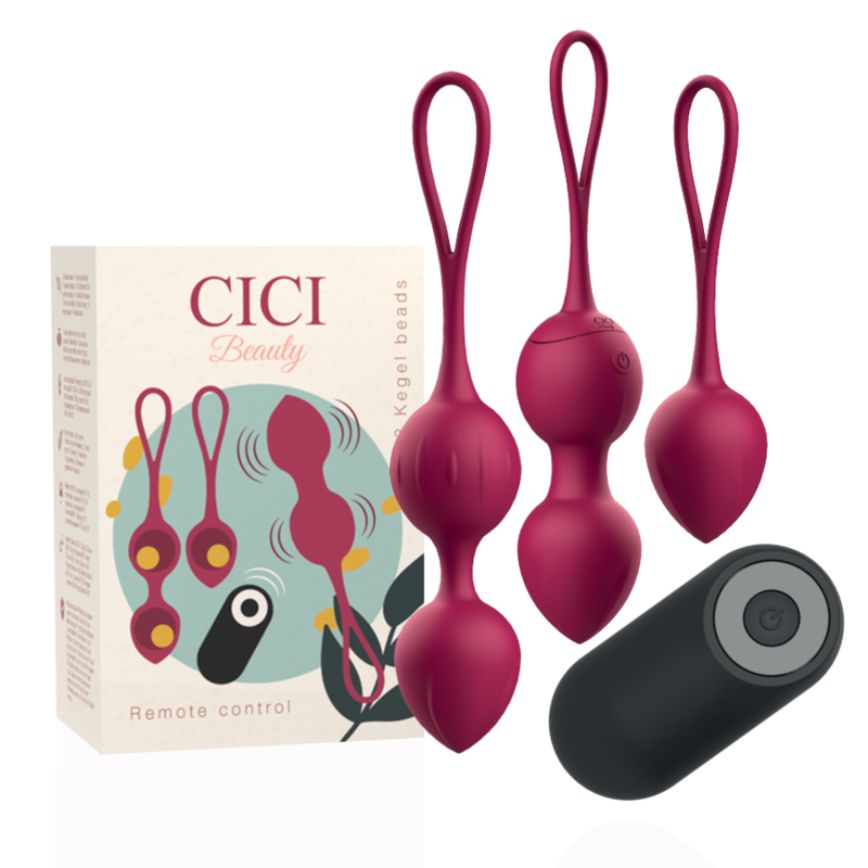 CICI BEAUTY - KIT 3 PERLES DE KEGEL VIBRANTES