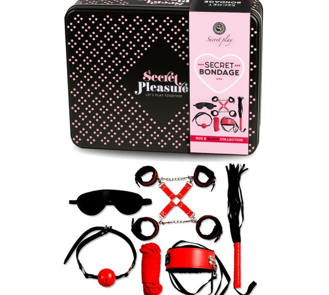 Coffret 6 pièces – Kit Bondage Red Desire