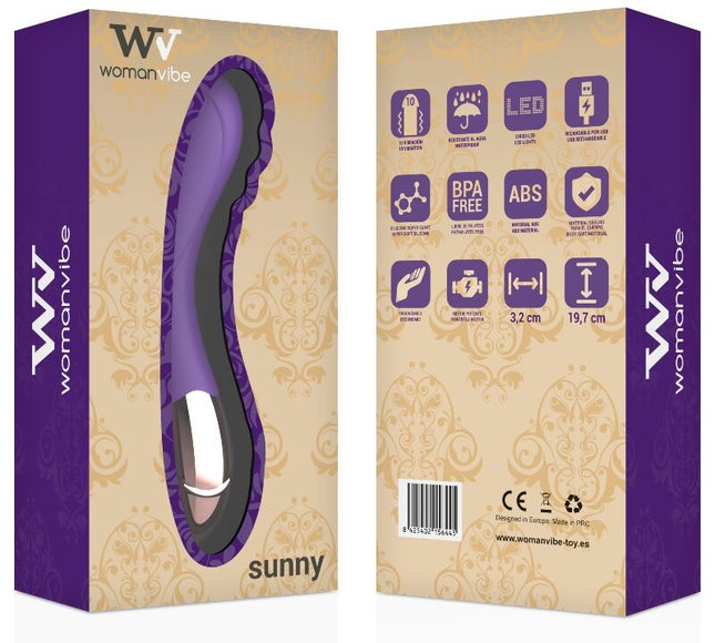 WOMANVIBE - VIBROMASSEUR POINT G EN SILICONE