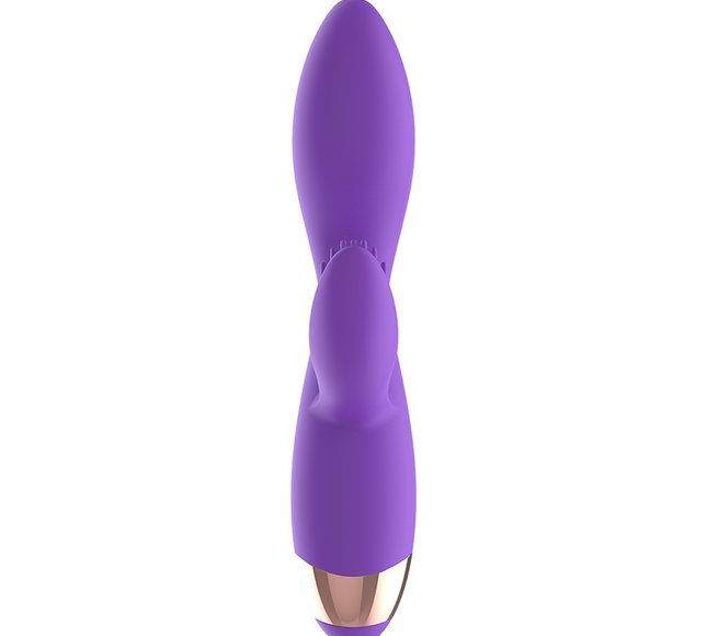 WOMANVIBE - VIBRATEUR DOUBLOE MOTEUR EN SILICONE