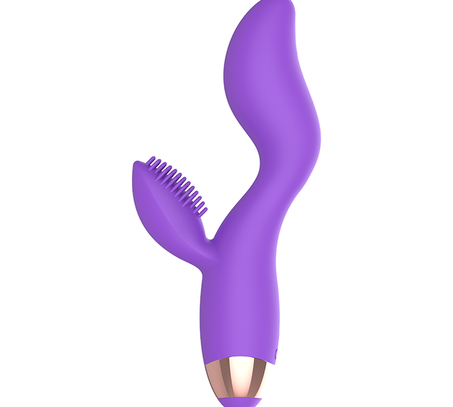 WOMANVIBE - VIBRATEUR DOUBLOE MOTEUR EN SILICONE