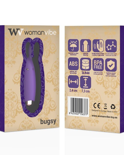 WOMANVIBE - VIBROMASSEUR LAPIN EN SILICONE
